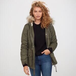 H&M DIVIDED Pile Lined Parka
